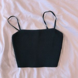 Aritzia Babaton Sculpt Knit Cami Cropped Tank